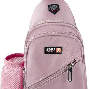 Crossbody Sling Bag for Walking Hiking Running Outdoors, Small Chest Bag Daypack